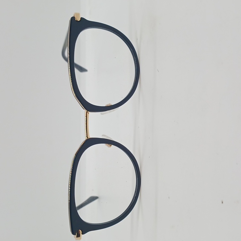NWT RX-ABLE WARBY PARKER WHITTIER W3100 EYEGLASS FRAMES JET BLACK POLISHED GOLD